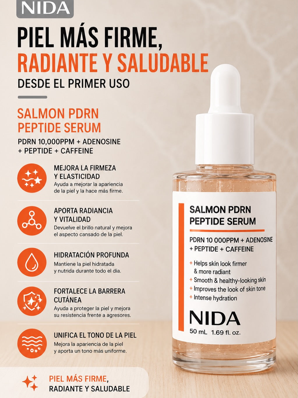 serum de semen de salmón