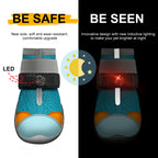 Calzado para perros con luces