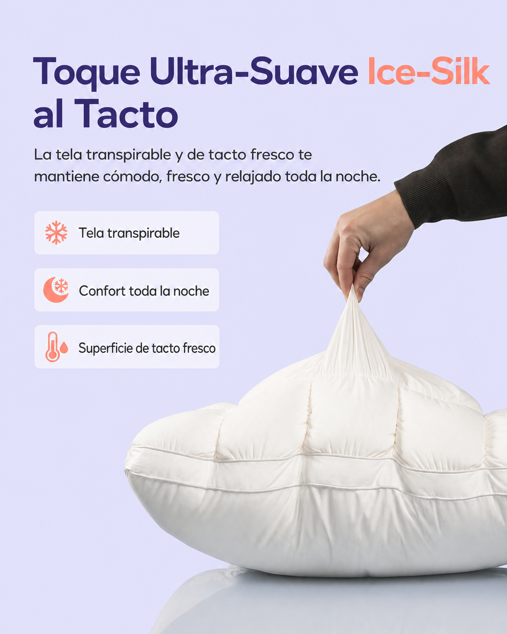 Almohada acolchada premium